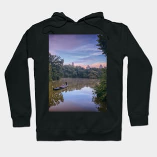 Gondola at Central Park, Manhattan, NYC Hoodie